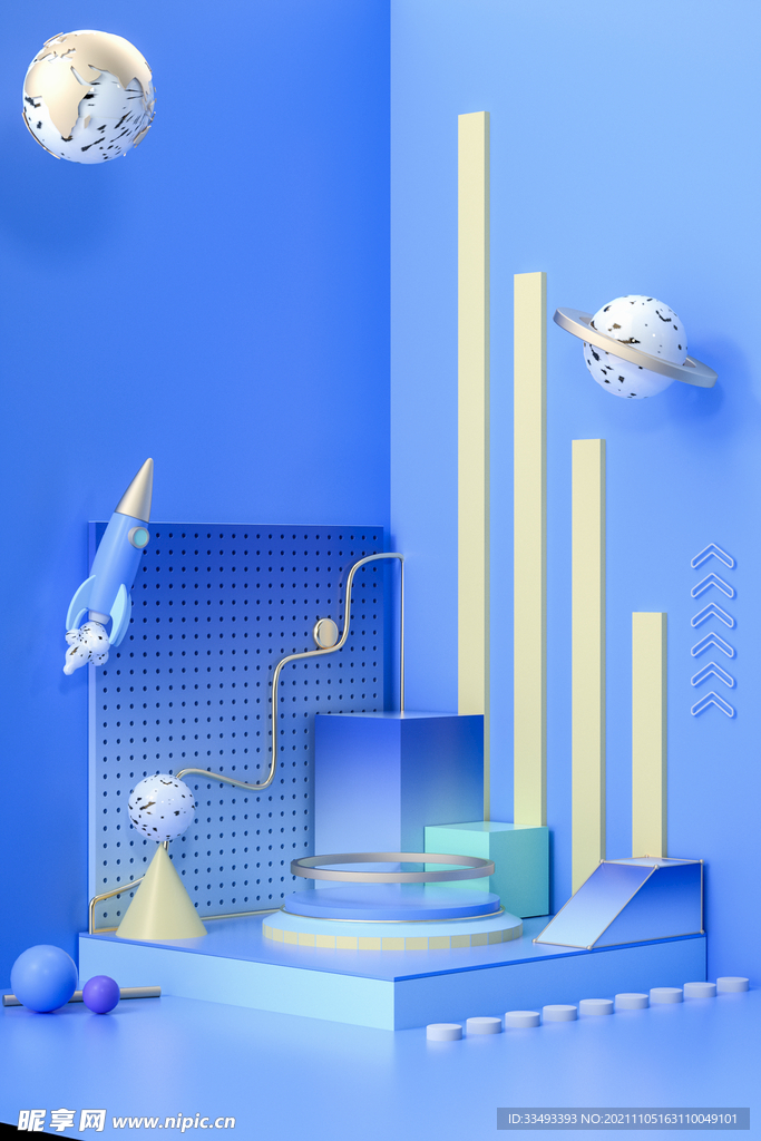 蓝色背景