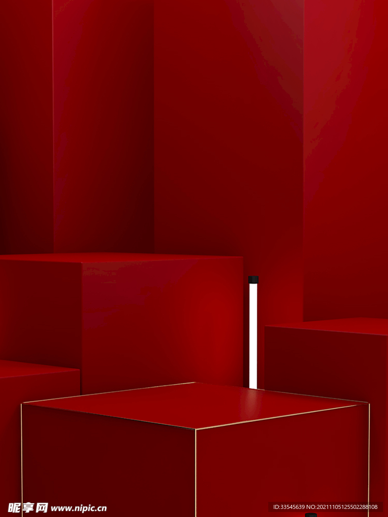 红色背景