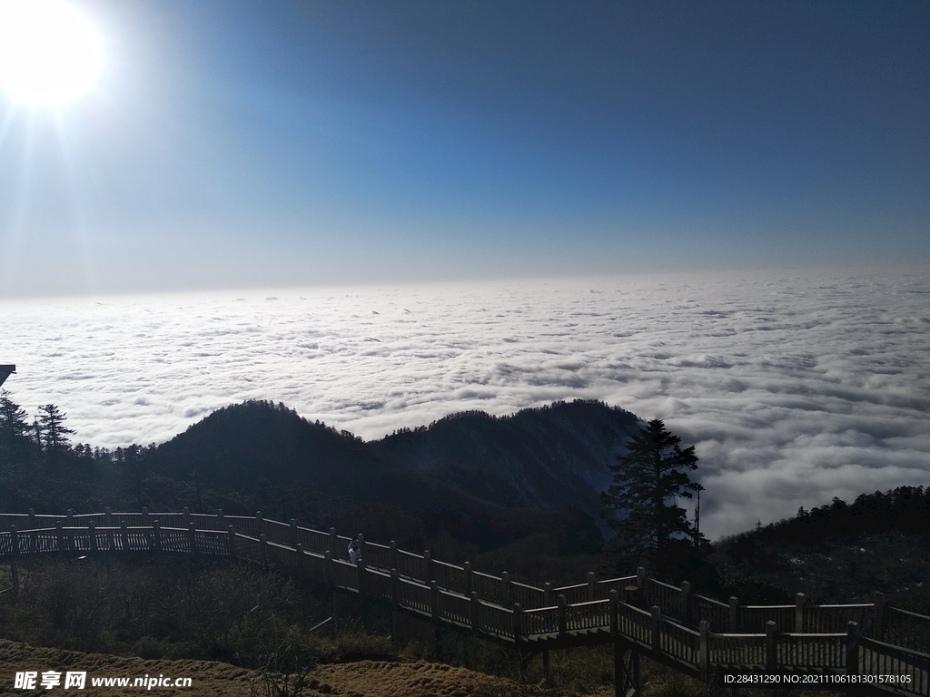 西岭雪山 云海