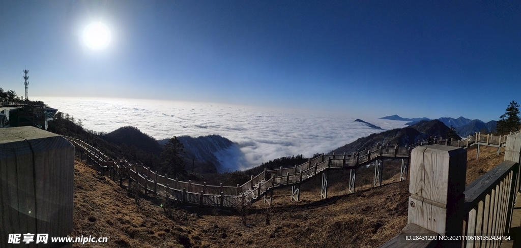 西岭雪山云海