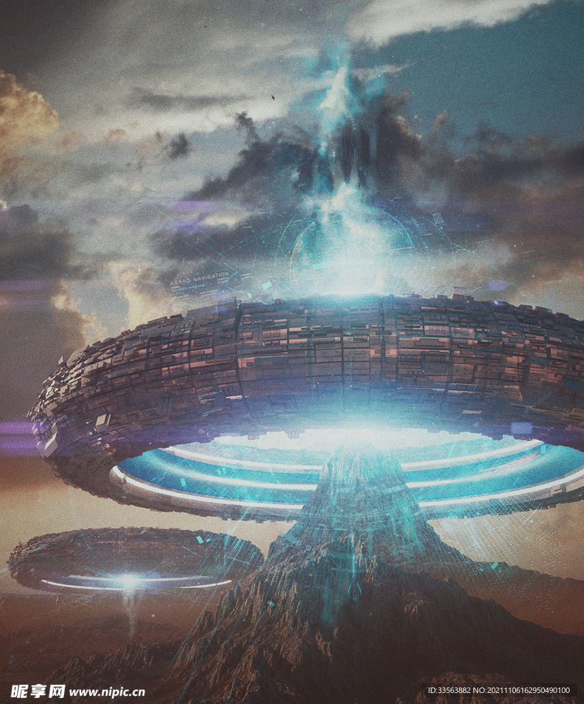 科幻背景图片 