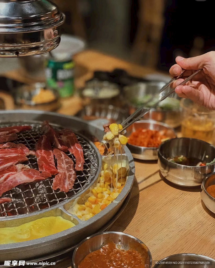 美食烤肉