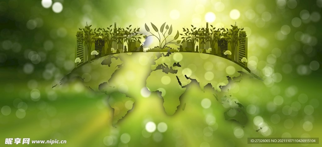 环保背景 