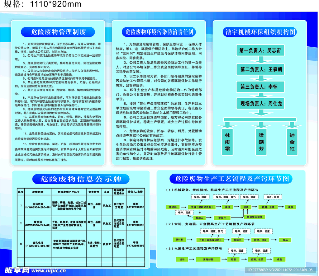 危险废物管理制度