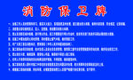 消防保卫牌