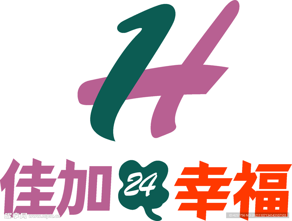 佳加幸福logo标志