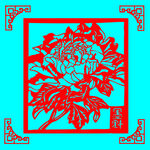 牡丹剪纸