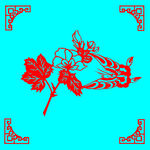 蝶恋花剪纸