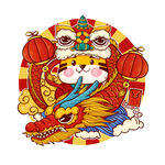 2022春节新年虎年喜庆恭喜