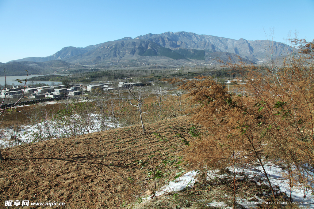 登封冬景