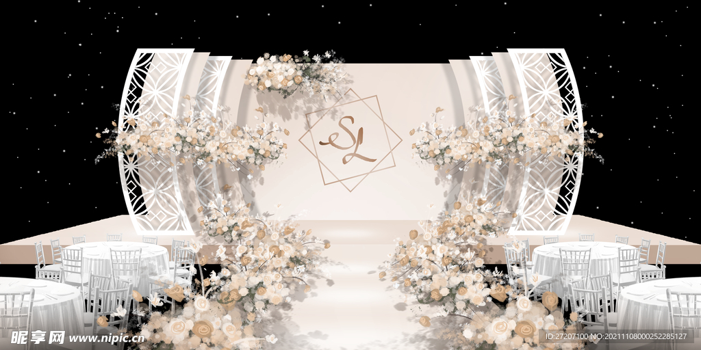 婚礼效果图