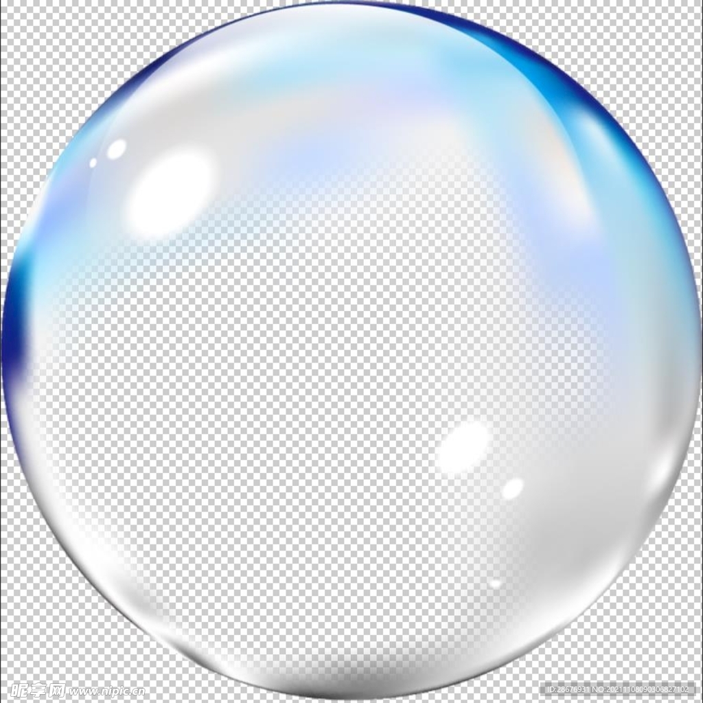 彩色透明气泡素材设计图__卡通设计_广告设计_设计图库_昵图网nipic.com