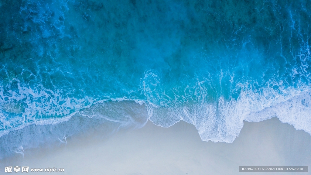 海浪沙滩背景