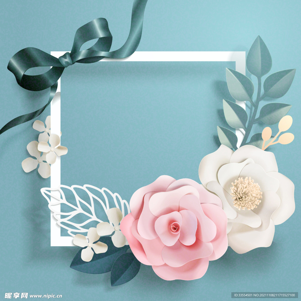 剪纸立体花