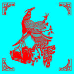 孔雀剪纸