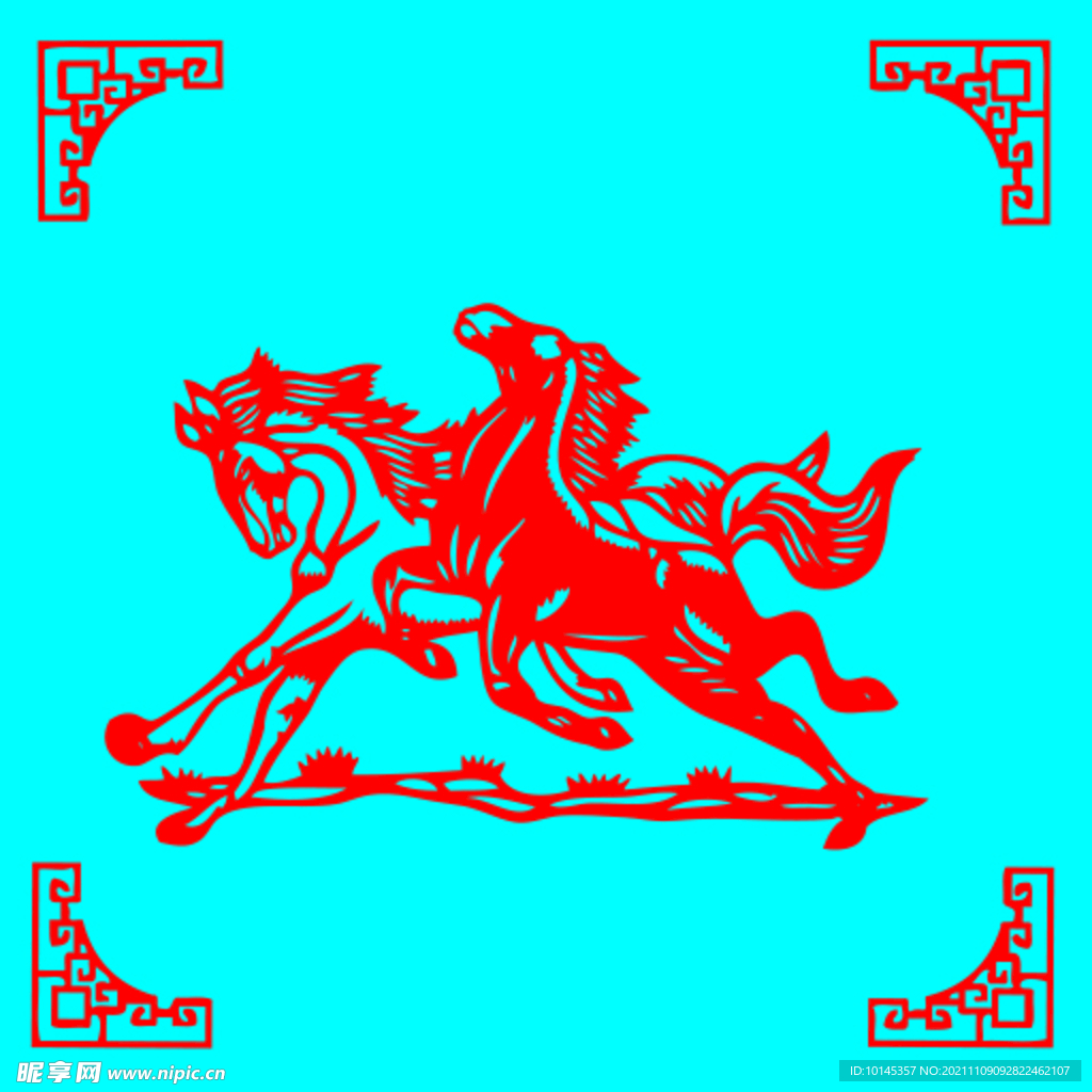 马剪纸