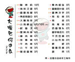 菜单大嘴巴烧烤炸串