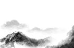 古风山水水墨
