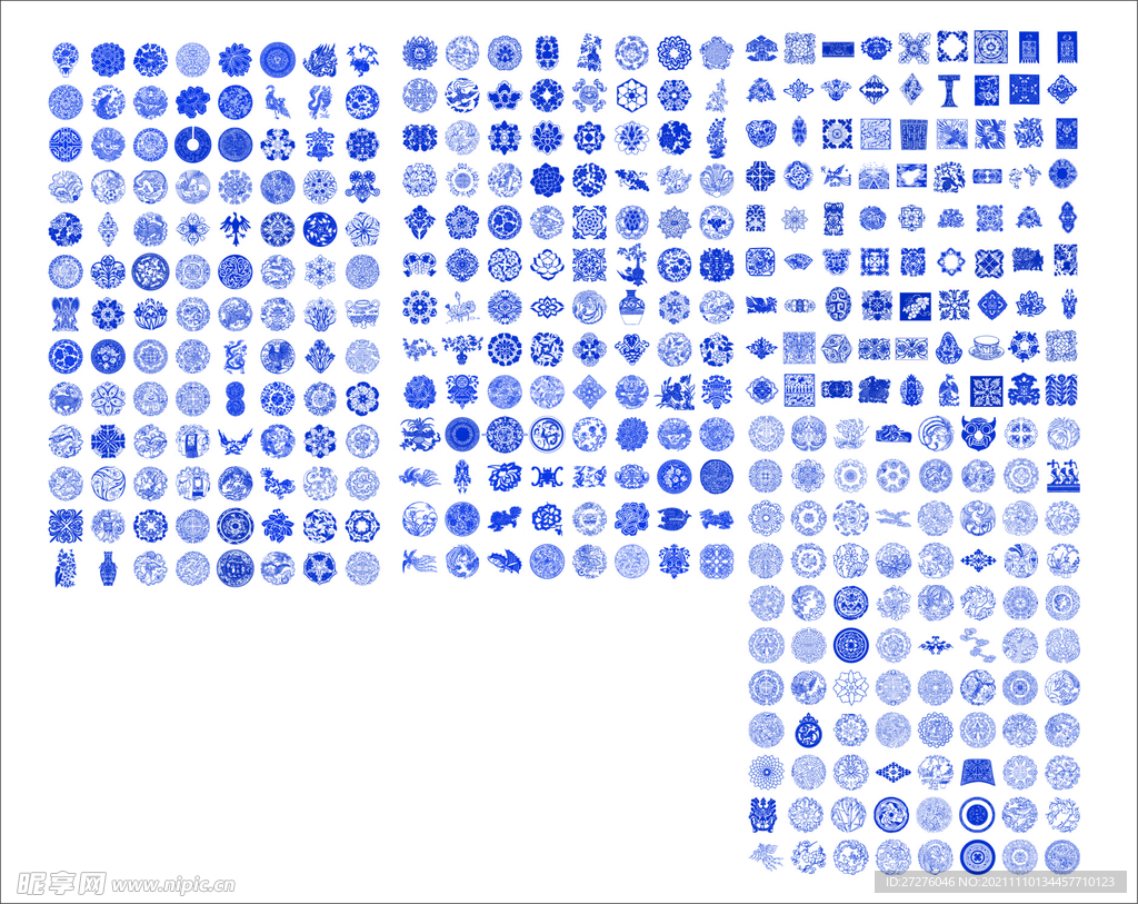 青花瓷图案合集
