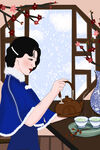民国美女