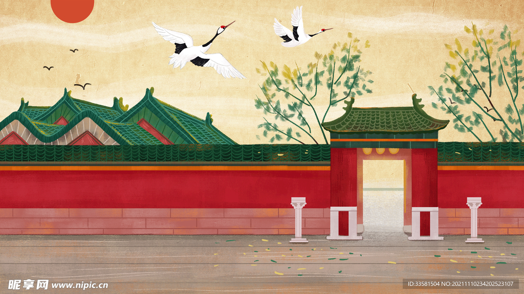 中国风背景  