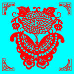 蝶恋花剪纸