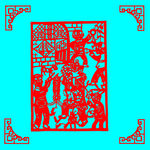 迎新年剪纸