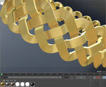 金属材质C4D模型素带材质贴图