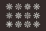 雪花 矢量 CDR
