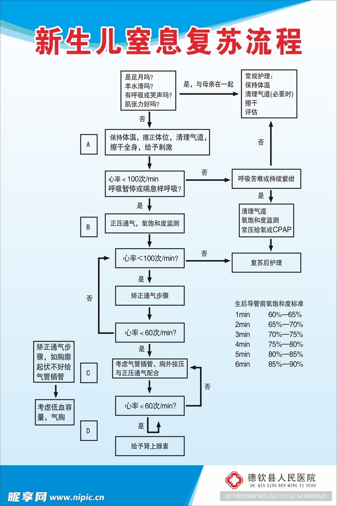 新生儿窒息复苏流程