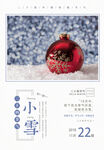 24节气 小雪海报