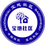 宝地社区logo标志
