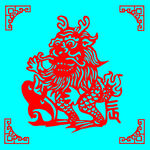 龙剪纸