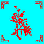 花卉剪纸