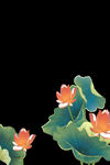 中式插画png素材