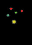 色彩星光效果