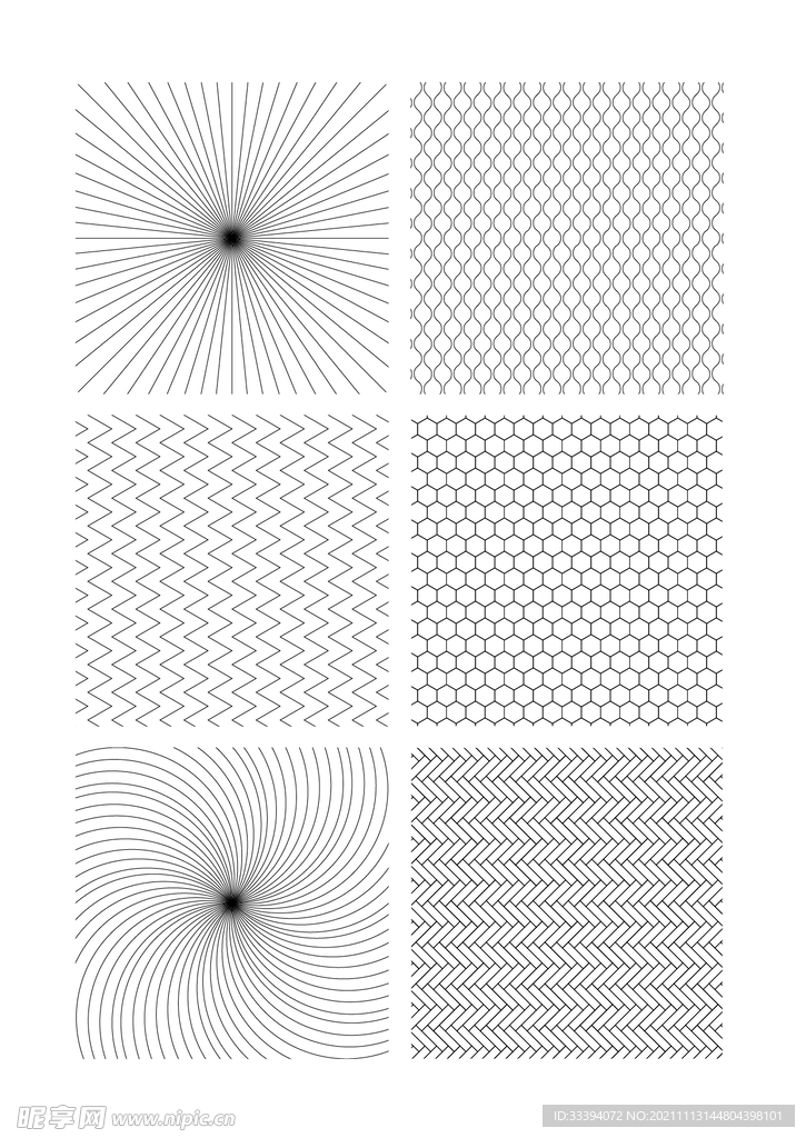 几何放射螺旋网格底纹纹理