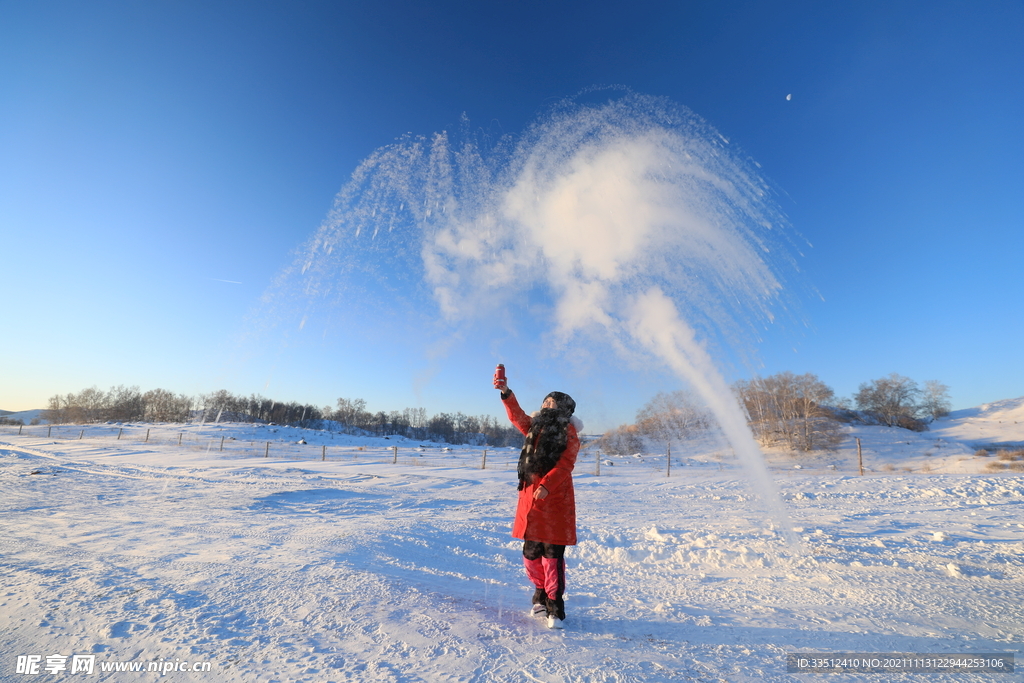 天女散雪