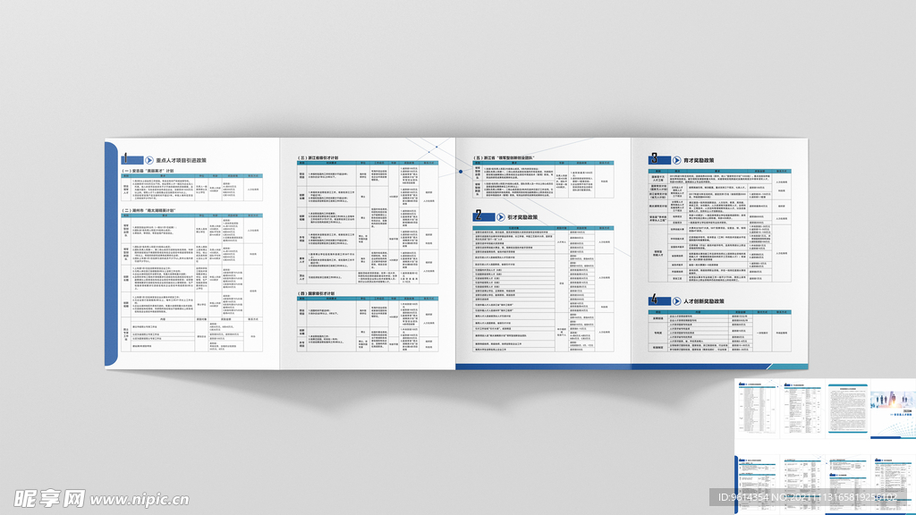 新政策折页展开图