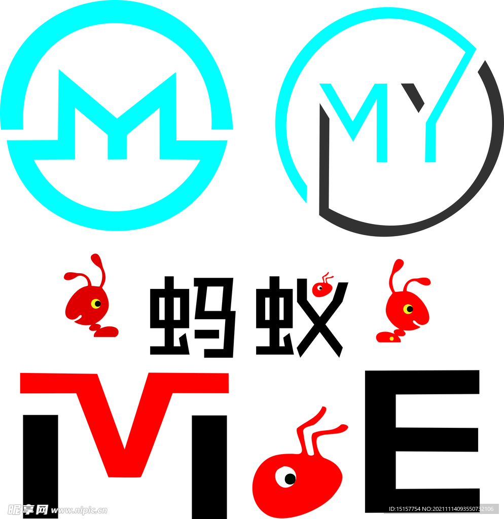 my字母logo