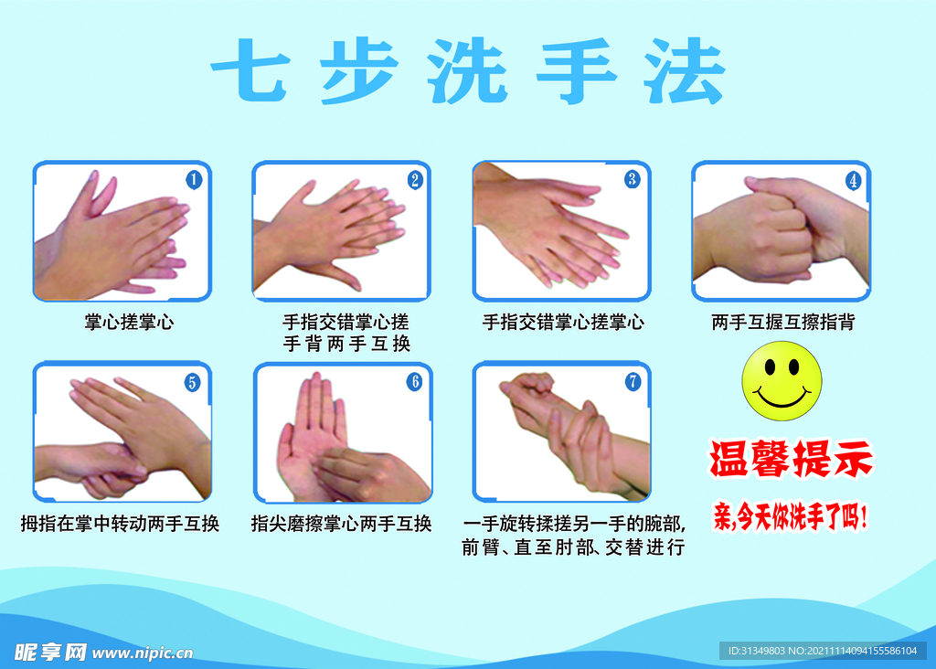 七步洗手法