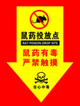 鼠药投放点