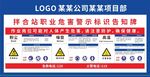 拌合站职业危害警示标识告知牌