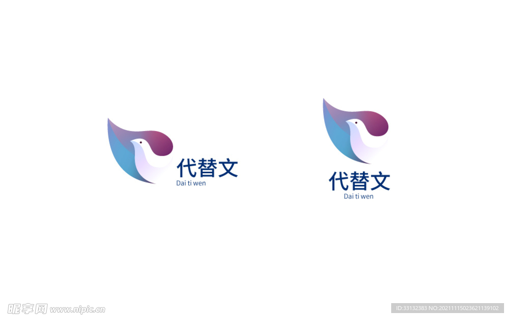 和平鸽logo 标志