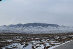 平山湖地质公园大峡谷雪景 