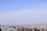 平山湖地质公园大峡谷雪景 