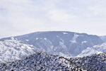平山湖地质公园大峡谷雪景 