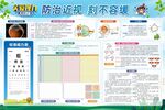 预防近视展板