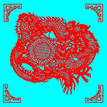 龙剪纸