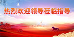 热烈欢迎领导指导